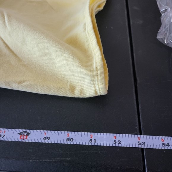 R & B Collections Womens Yellow Floral Embroidered Maxi Dress Size XL Muumuu - Picture 8 of 11